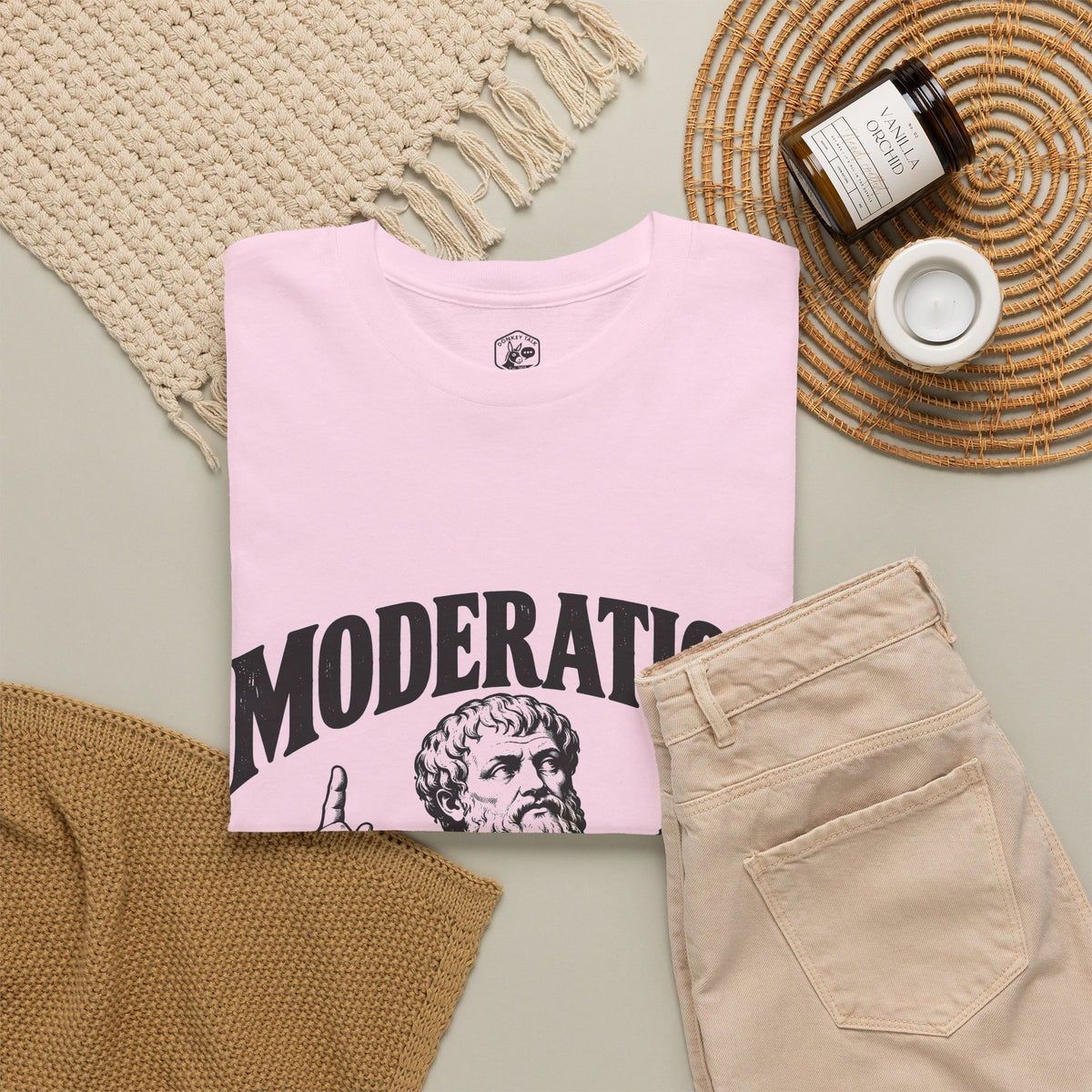 Moderation (One More Slice) T-Shirt | Aristotle Golden Mean Funny Philosophy Tee