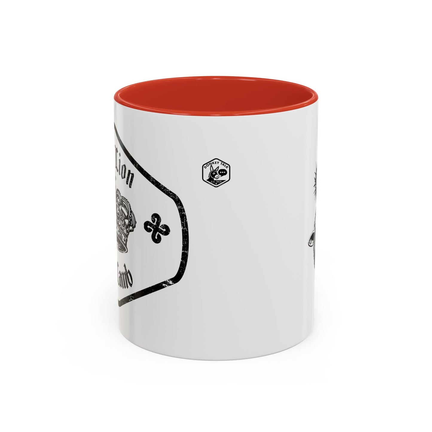 Lion & Lamb Religious Accent Coffee Mug — Crown of Thorns Christian Gift (11/15oz)