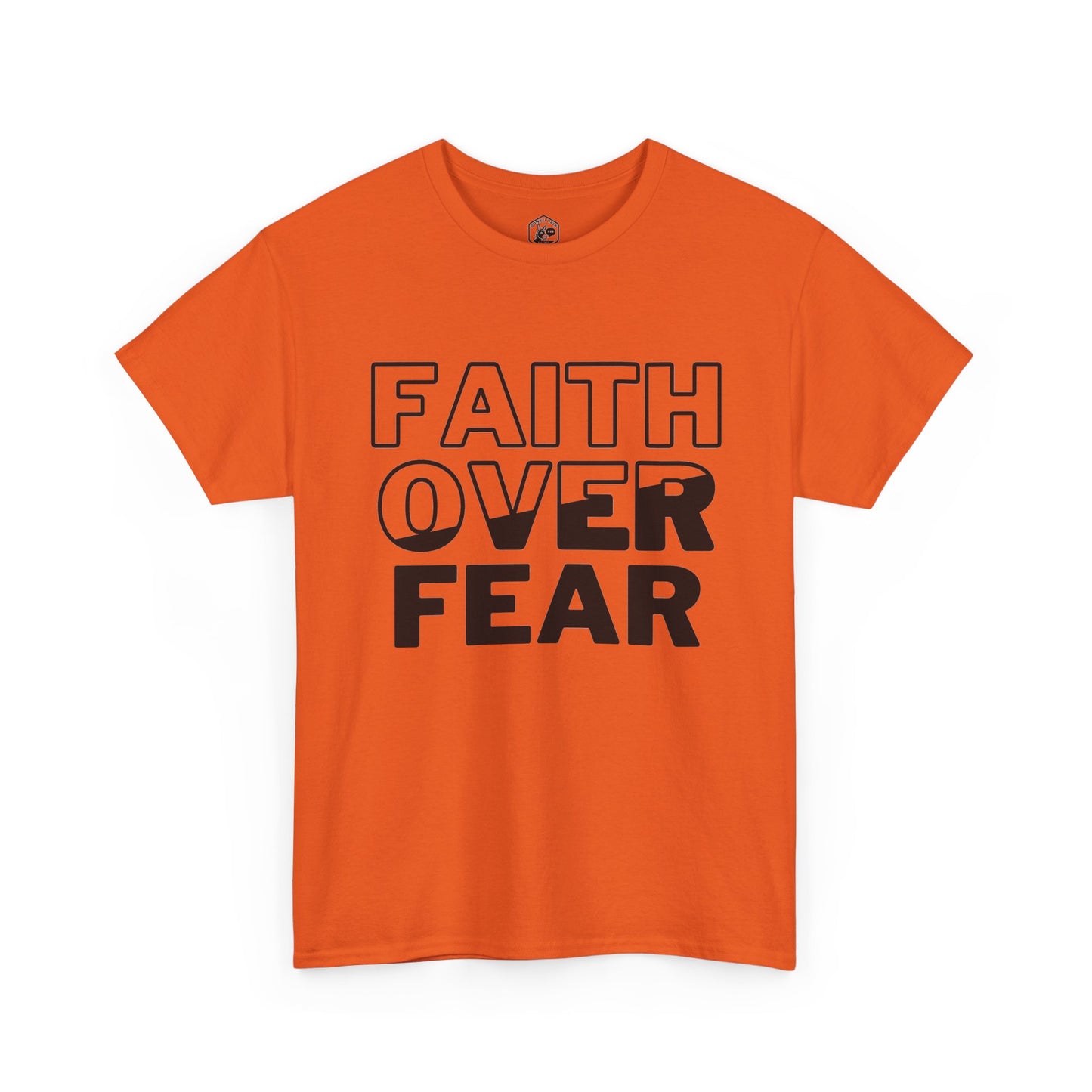 Faith Over Fear T-Shirt | White Unisex Christian Graphic Tee