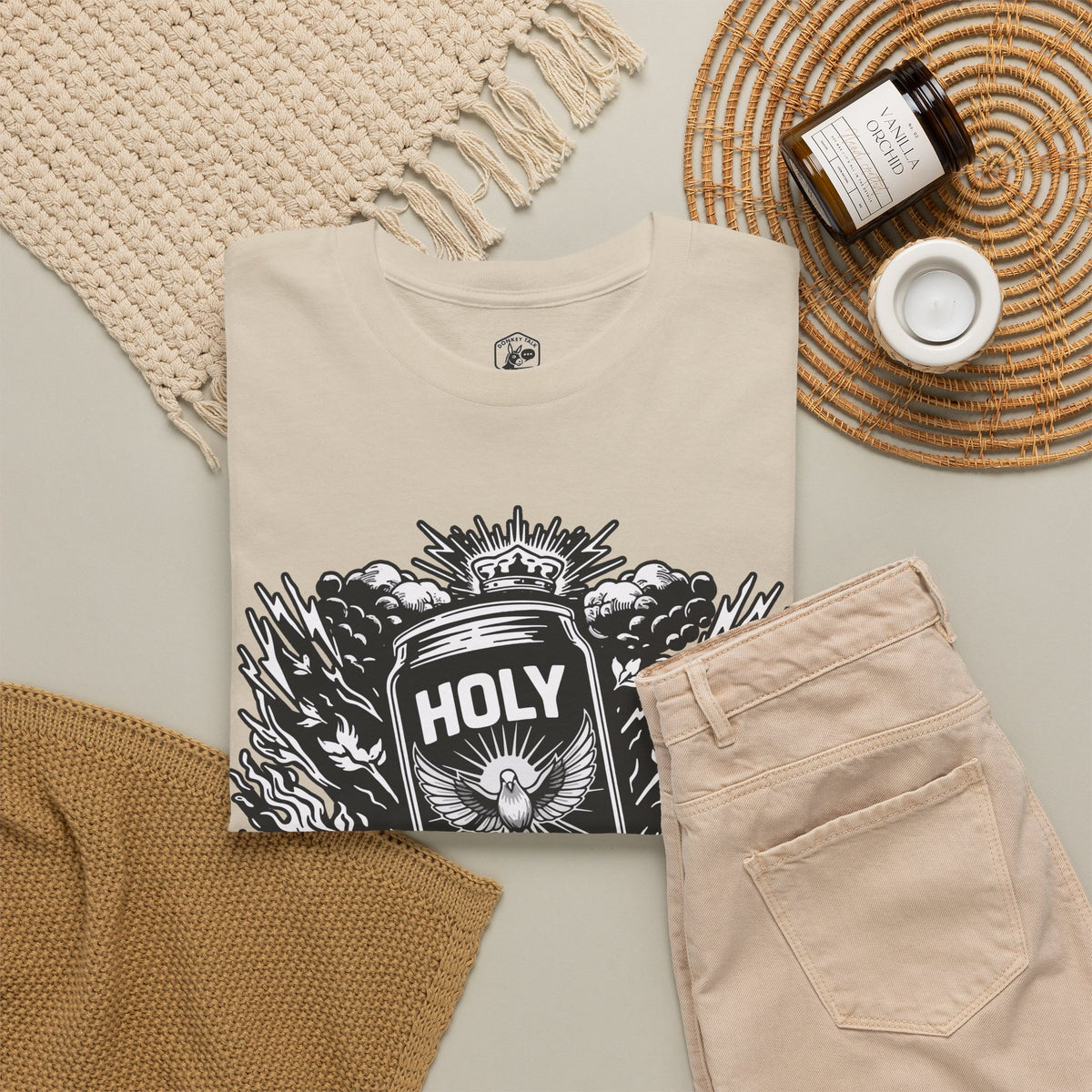Holy Spirit Energy T-Shirt | Acts 1:8 Christian Streetwear Tee
