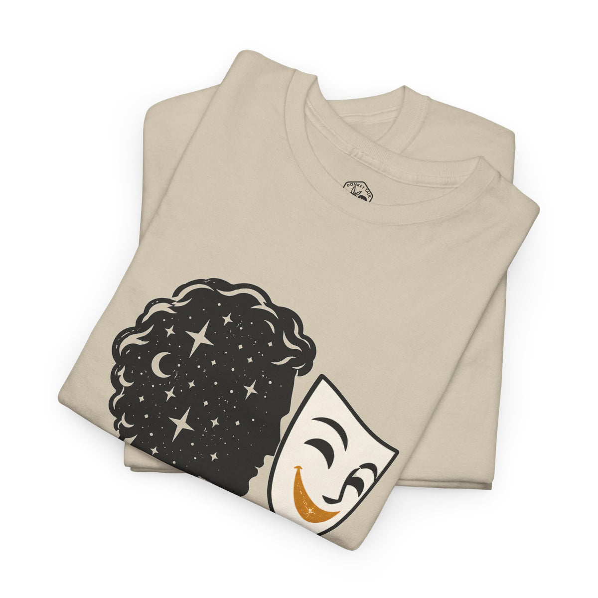Know Thyself Starlit Mind and Mask T-Shirt | Philosophy and Faith Tee