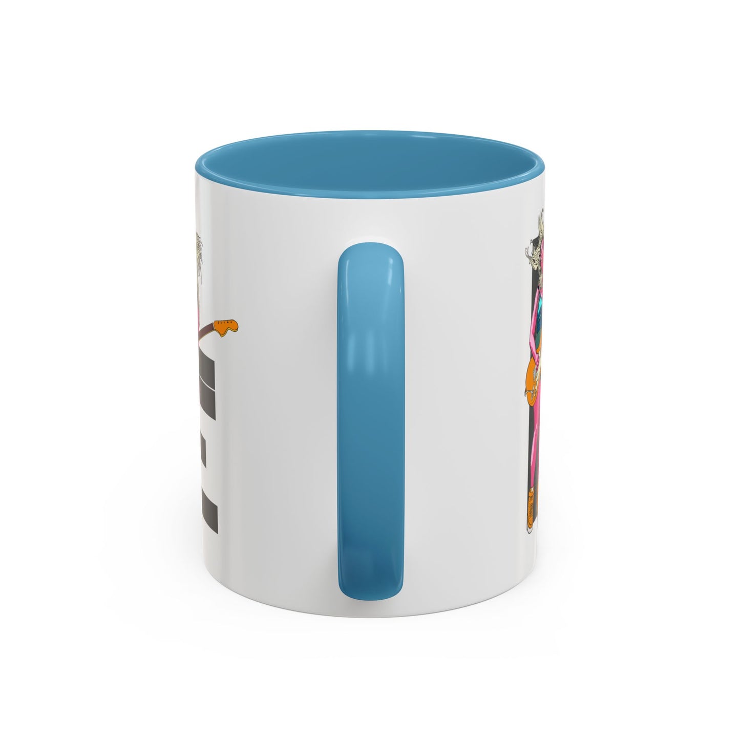 Coffee Mug — Colorful Guitarist Rock Music Accent Mug (11oz & 15oz)