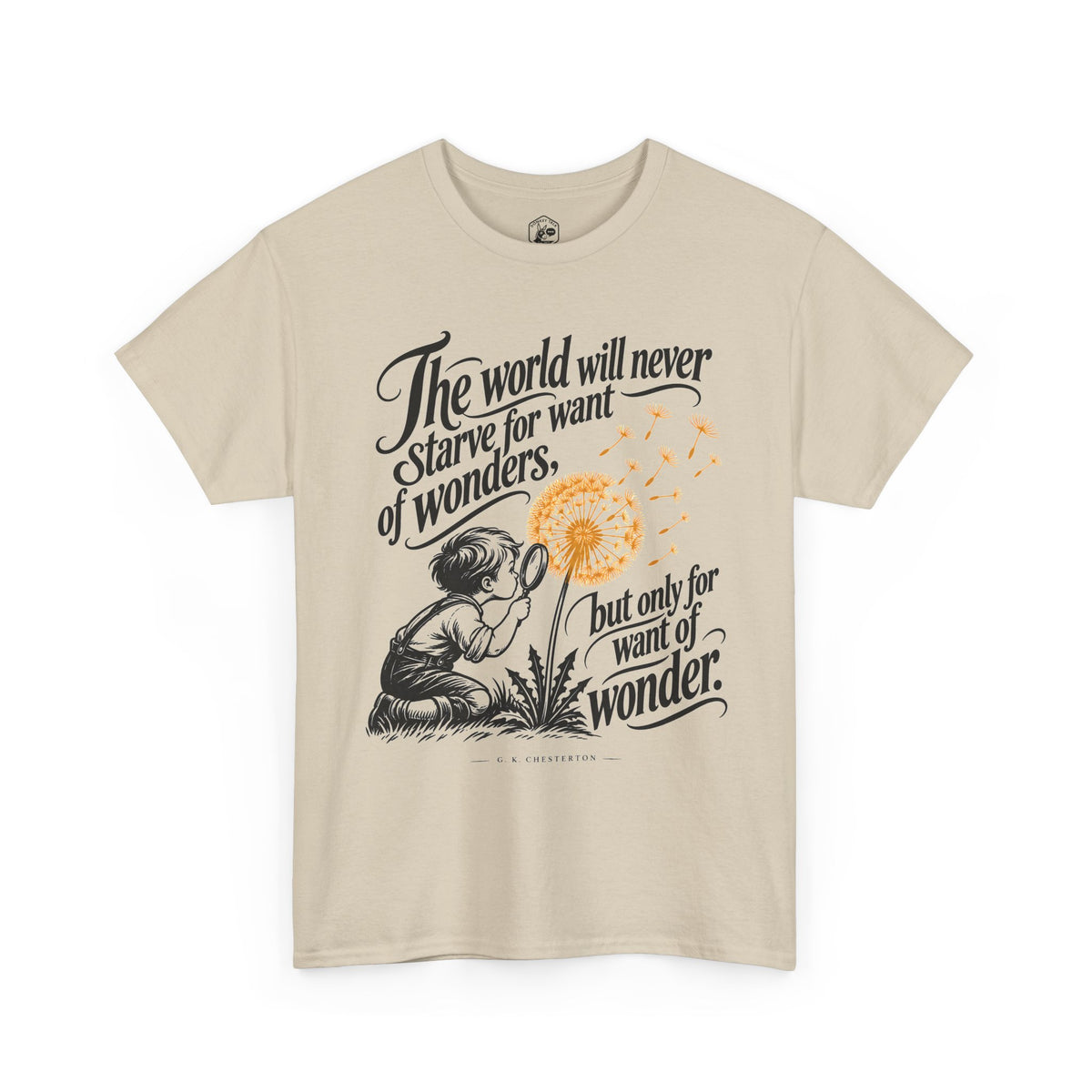 Chesterton Wonder Bloom T-shirt – Donkey Talk graphic tee