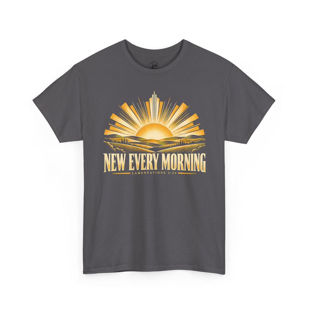 New Every Morning Lamentations 3:23 T-shirt – Donkey Talk graphic tee