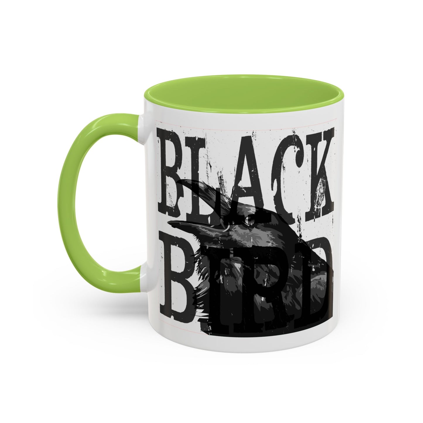 The Raven Accent Coffee Mug — Black-Trim 11/15oz