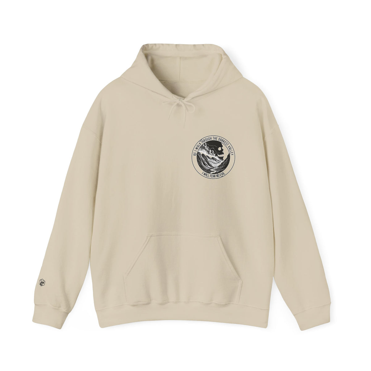 'Valley Of The Shadow' Hooded Sweatshirt - Inspiring Comfort for Adventure Lovers
