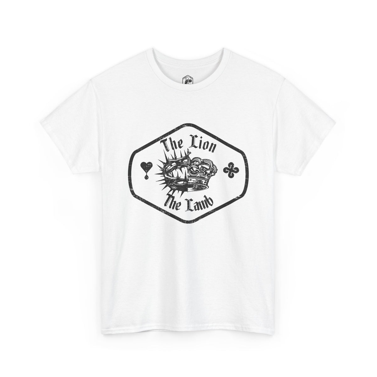 The Lion & The Lamb Casual T-Shirt | Christian Graphic Tee