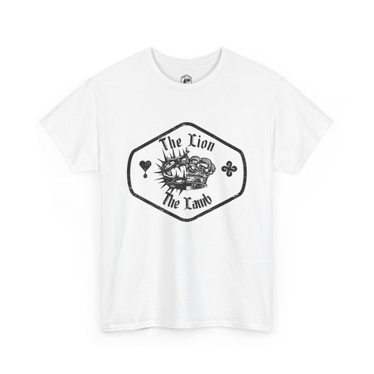 The Lion & The Lamb Casual T-Shirt | Christian Graphic Tee