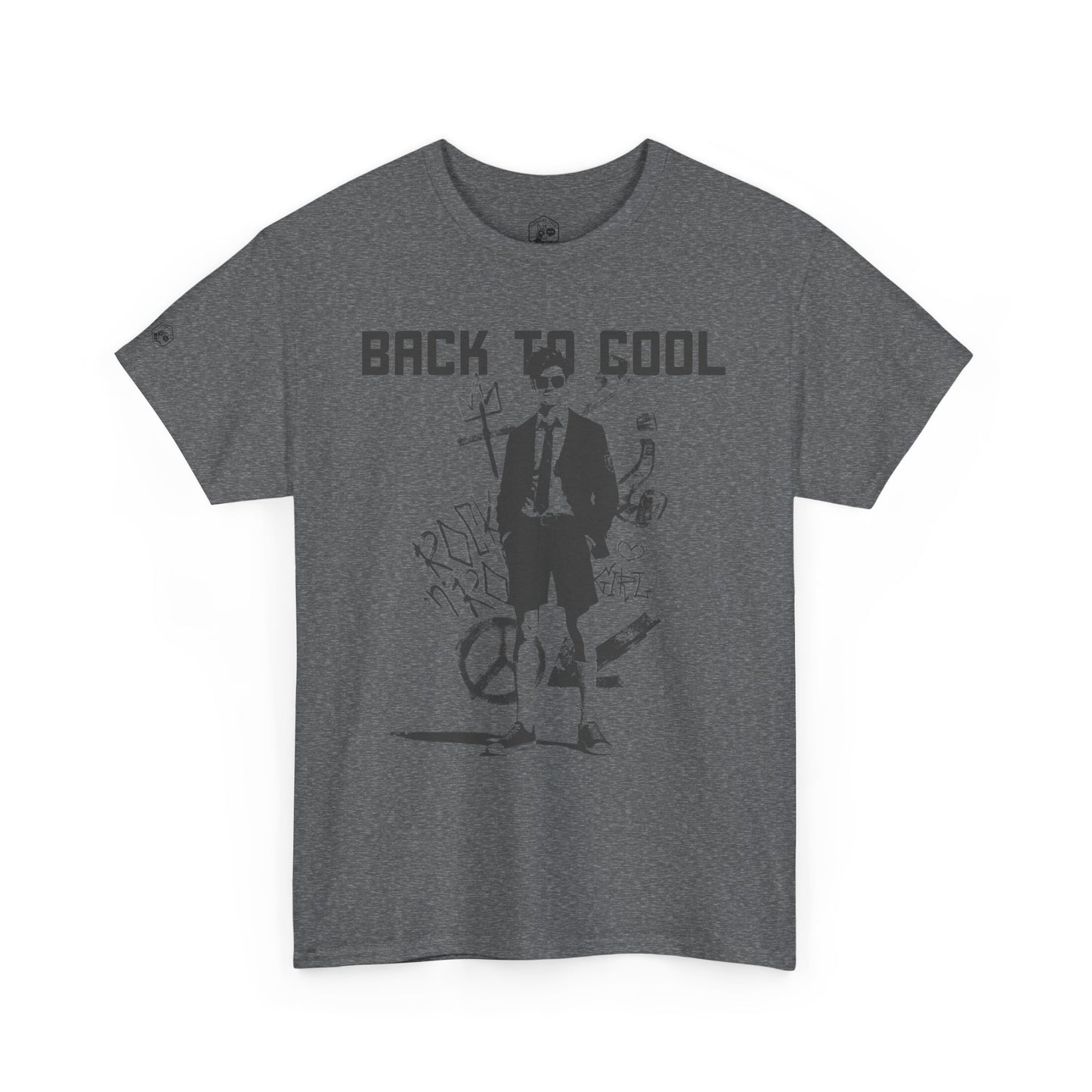Back to Cool Unisex Heavy Cotton Tee - Retro Street Art Graphic T-Shirt