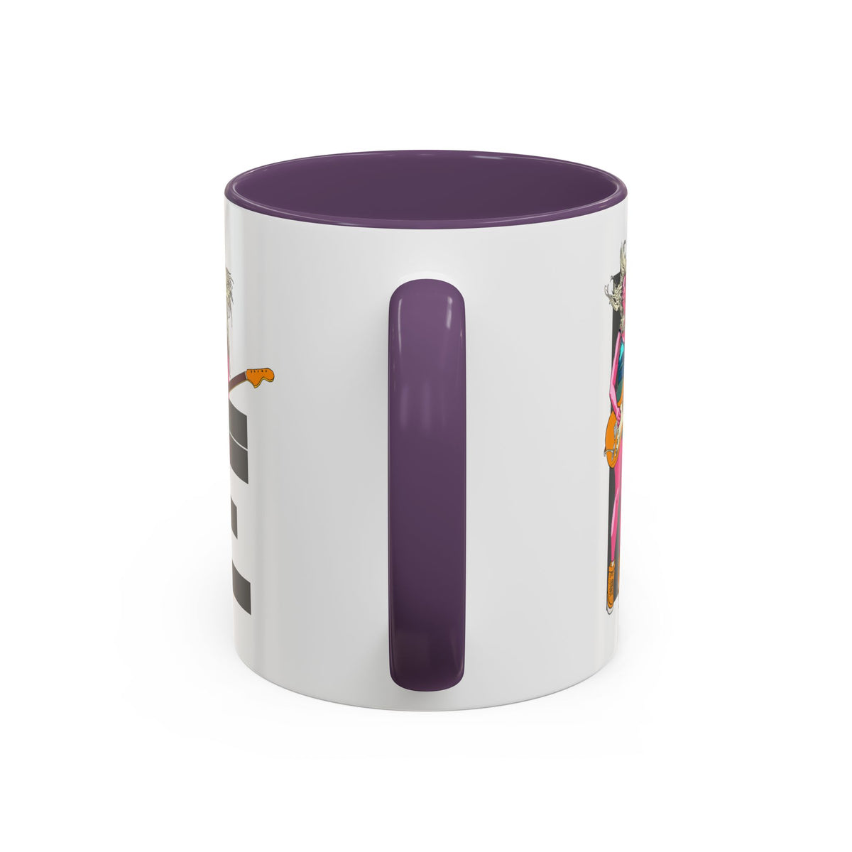 Coffee Mug — Colorful Guitarist Rock Music Accent Mug (11oz & 15oz)