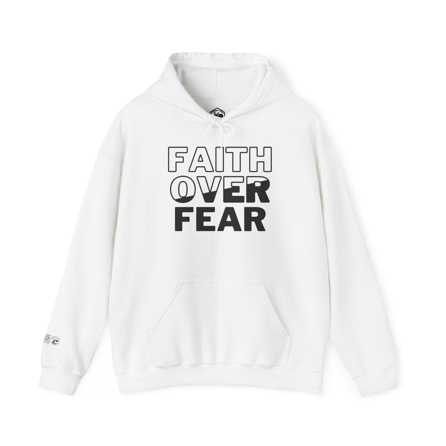 Faith Over Fear Unisex Hooded Sweatshirt | Comfortable & Inspirational Hoodie for Everyday Wear