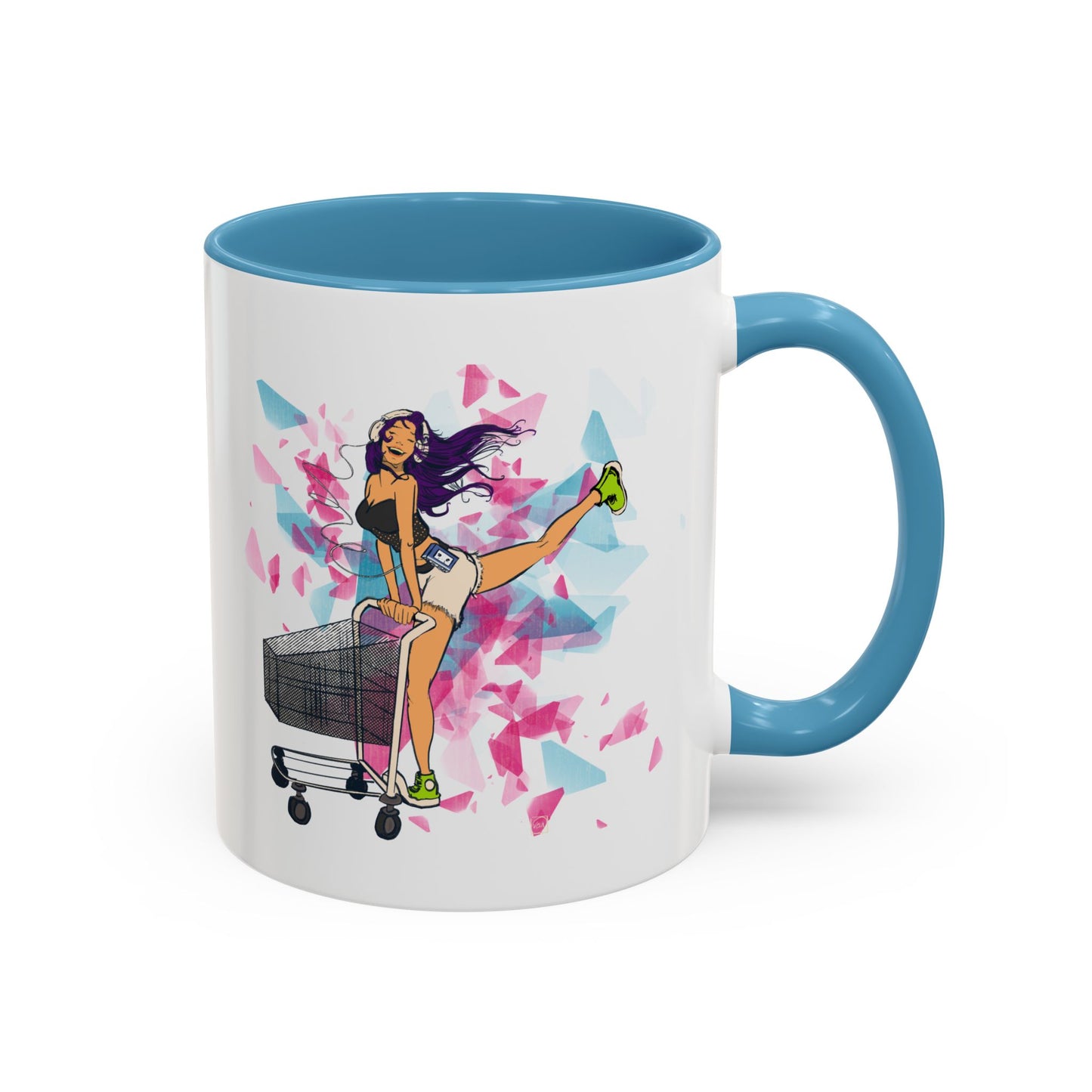 Playful Accent Coffee Mug for Fashion Lovers