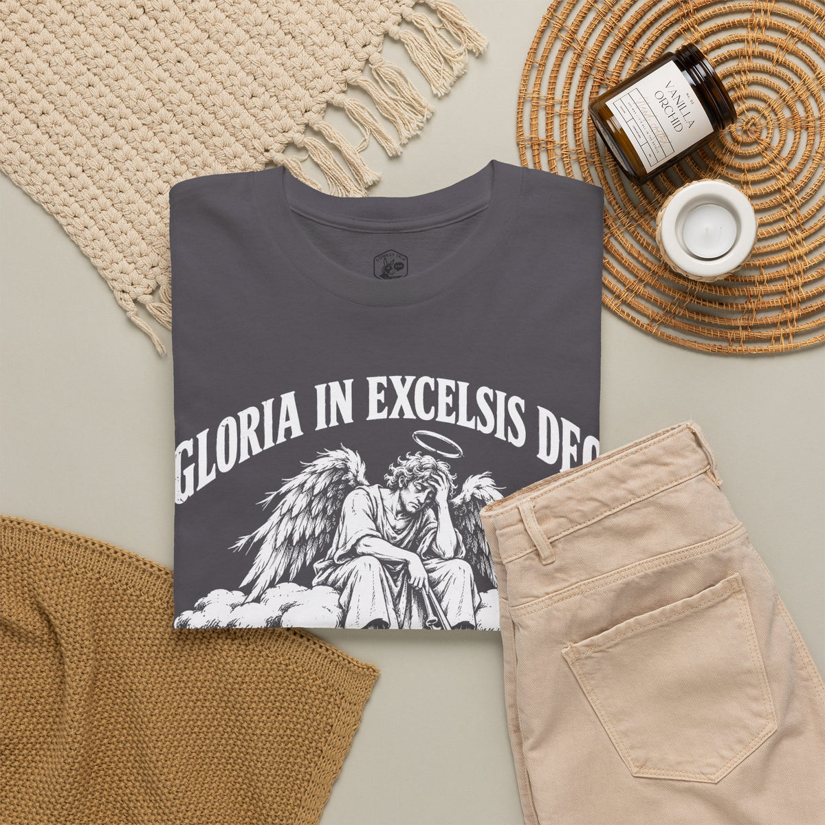 Gloria Peace on Earth Please T-shirt – Donkey Talk graphic tee