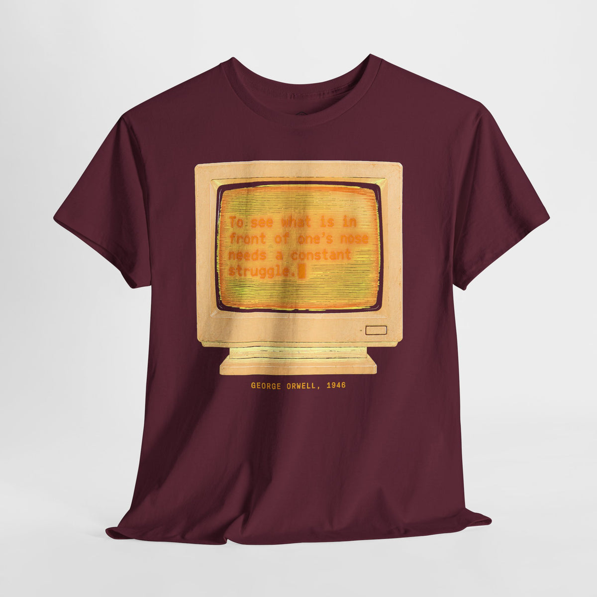 Front of Your Nose Retro Terminal T-shirt – Donkey Talk graphic tee