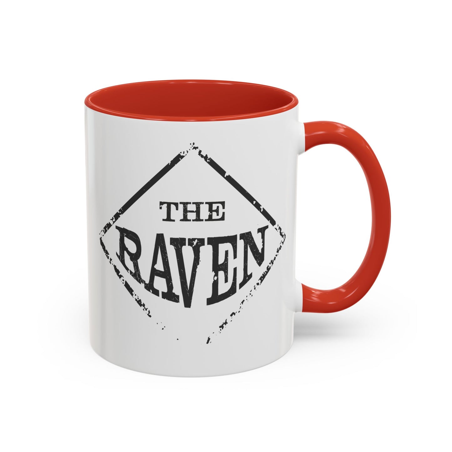 The Raven Accent Coffee Mug — Black-Trim 11/15oz