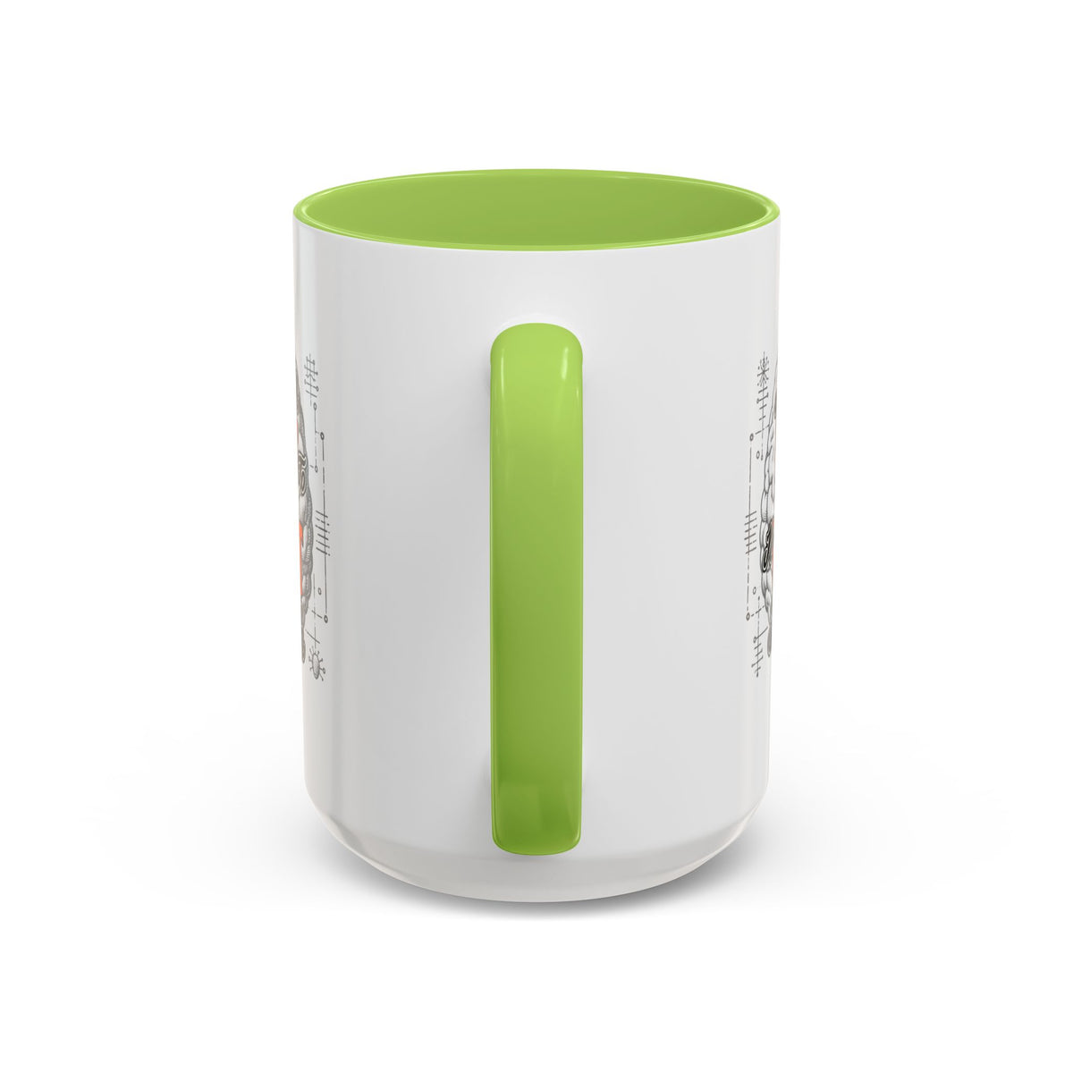 Taza de café con acento: "Aprende a pensar, no qué pensar", taza con frase inspiradora