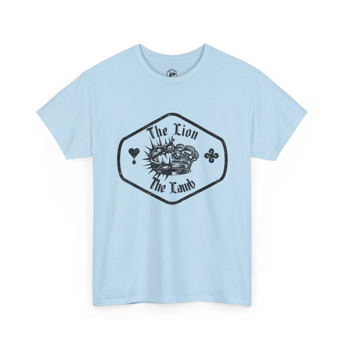 The Lion & The Lamb Casual T-Shirt | Christian Graphic Tee
