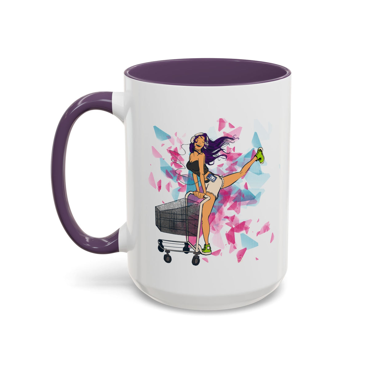 Playful Accent Coffee Mug for Fashion Lovers