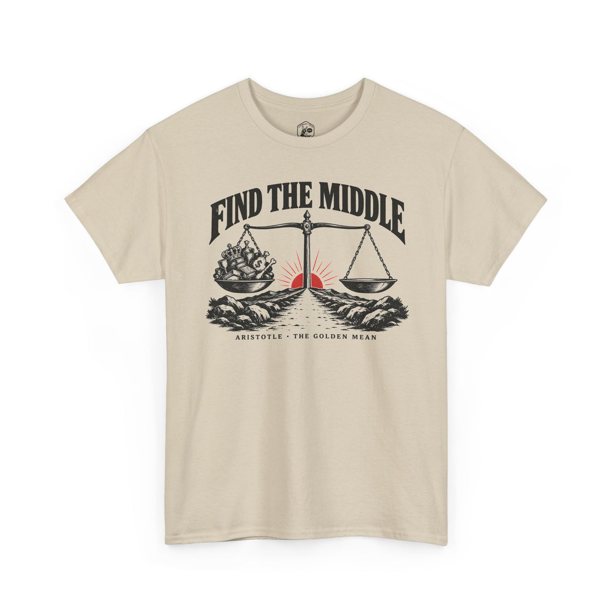 Find the Middle Aristotle T-shirt – Donkey Talk graphic tee