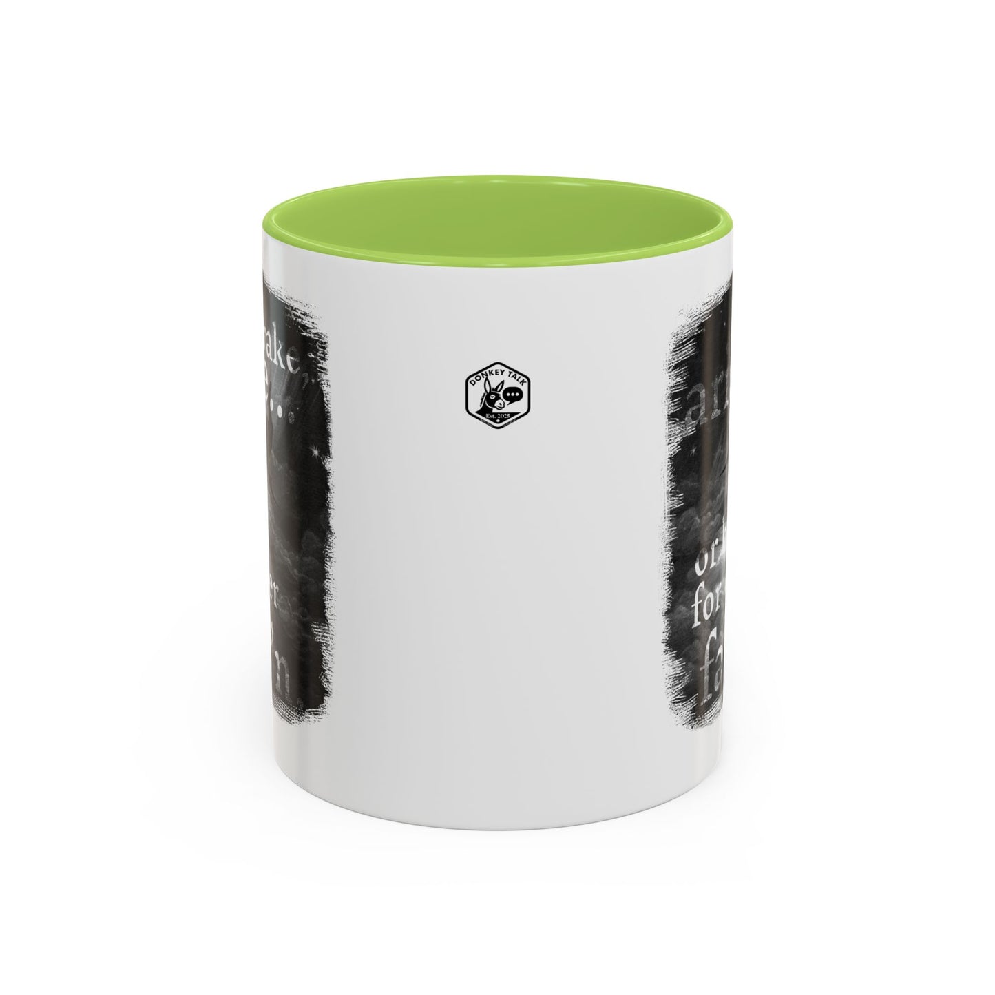Inspirational Gothic Coffee Mug — "Awake Arise or Be Forever Fall'n" Accent Mug (11/15oz)