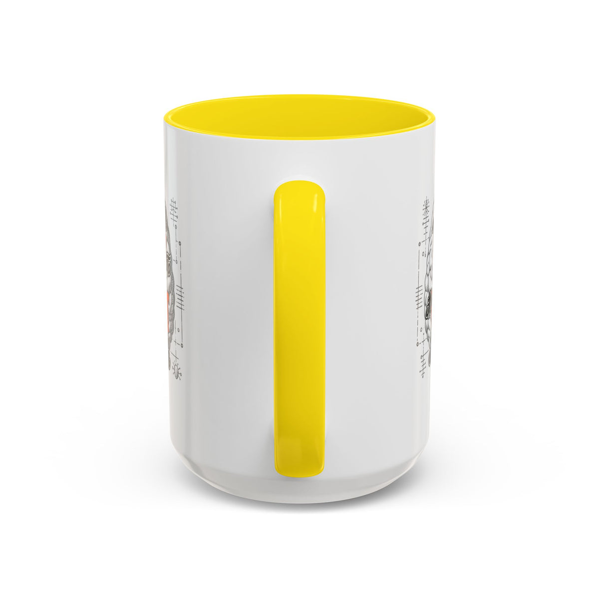 Taza de café con acento: "Aprende a pensar, no qué pensar", taza con frase inspiradora