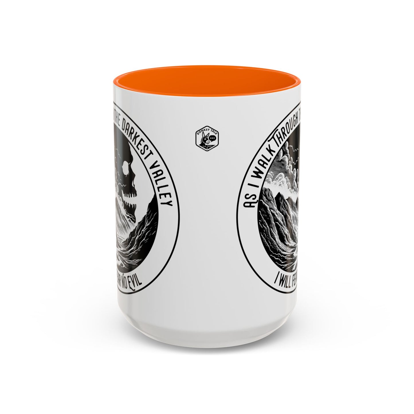 Skull Valley Coffee Mug — “As I Walk Through the Darkest Valley I Will Fear No Evil” 11/15oz