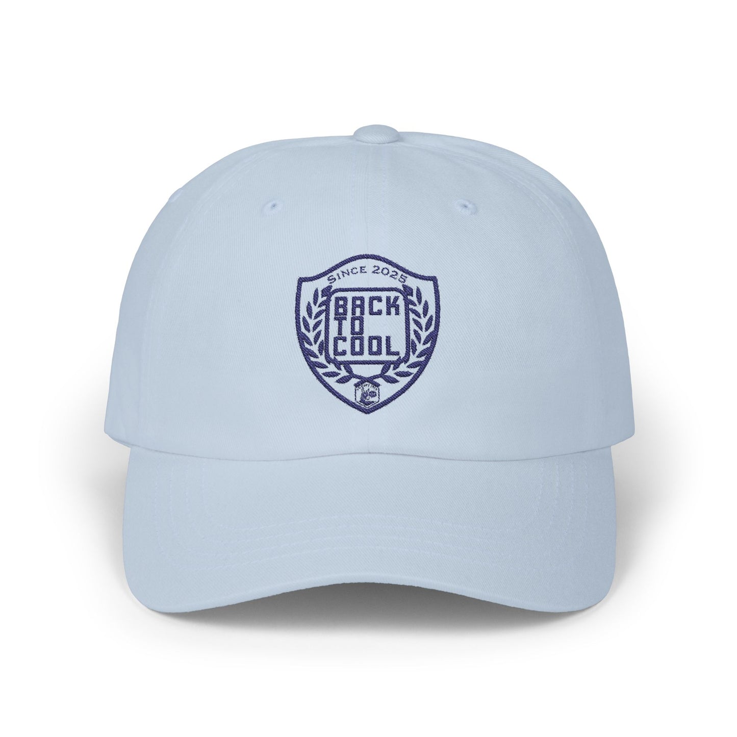 Back to Cool Classic Dad Cap - Trendy White Baseball Hat for Comfortable Style