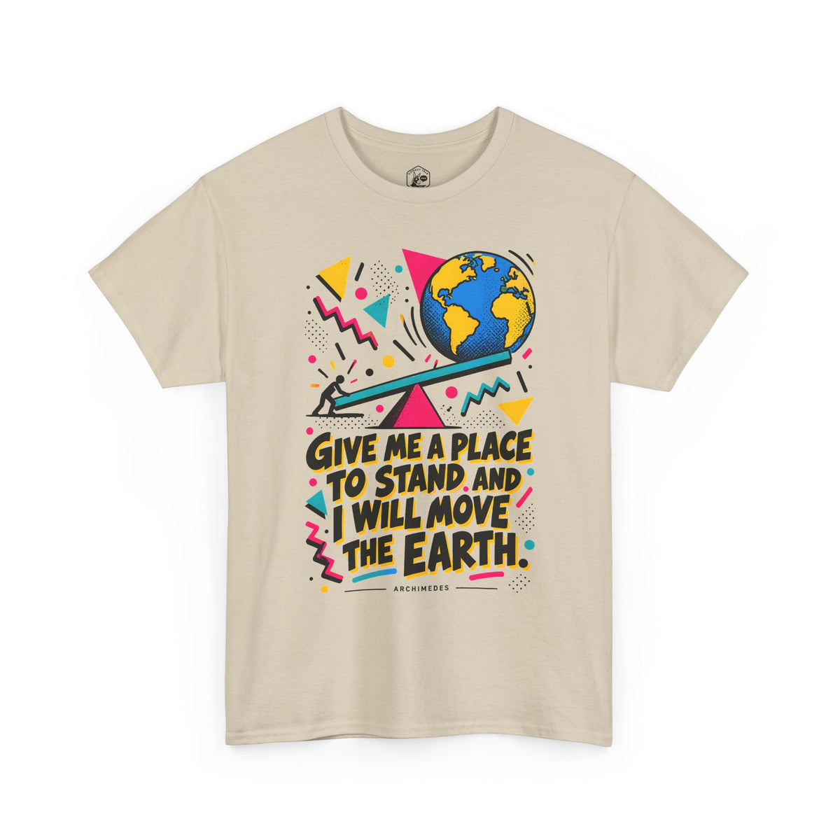 Archimedes Lever Memphis T-shirt – Donkey Talk graphic tee
