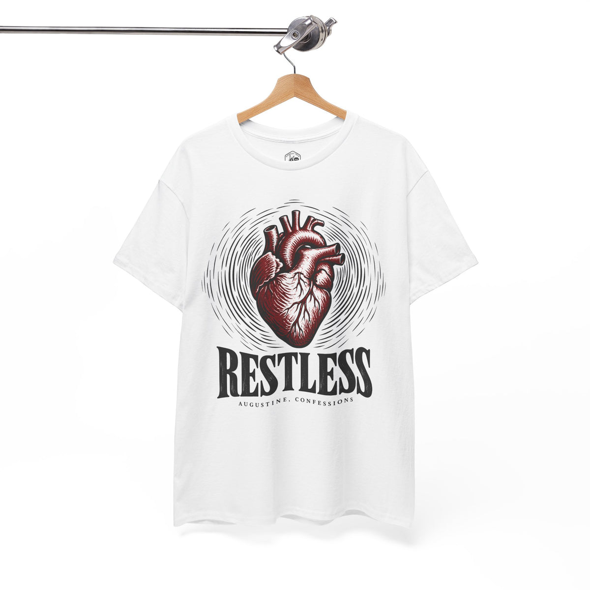 Restless Heart Augustine T-shirt – Donkey Talk graphic tee