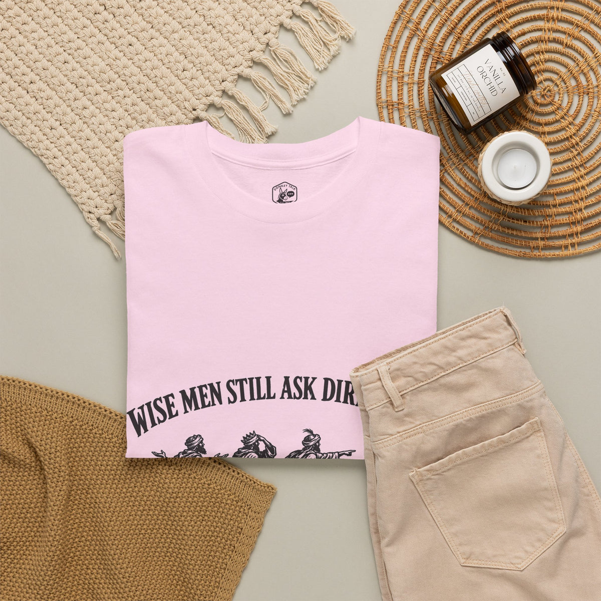Wise Men Still Ask Directions T-Shirt | Matthew 2 Funny Christmas Christian Tee