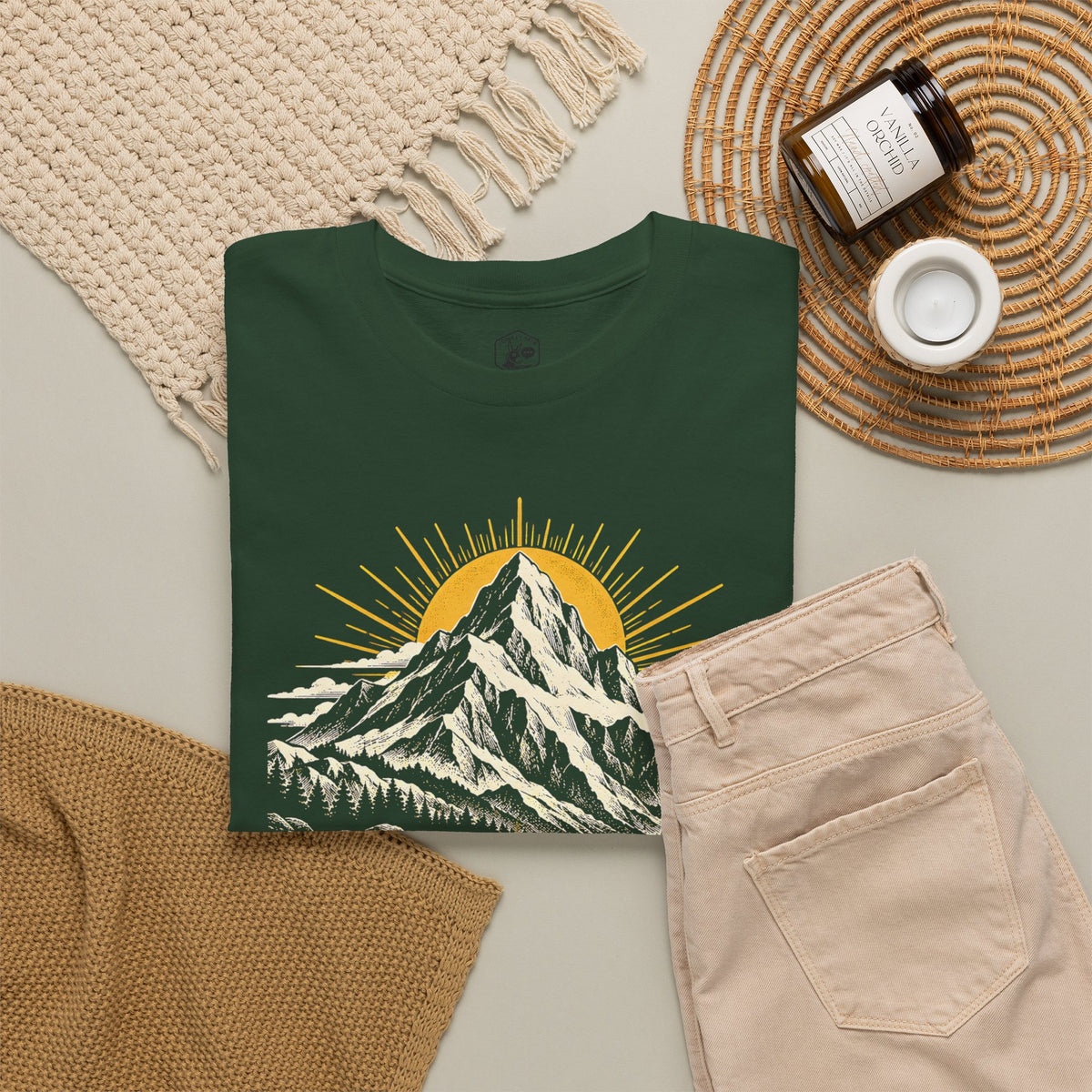 Faith Moves Mountains T-Shirt | Matthew 17:20 Christian Graphic Tee
