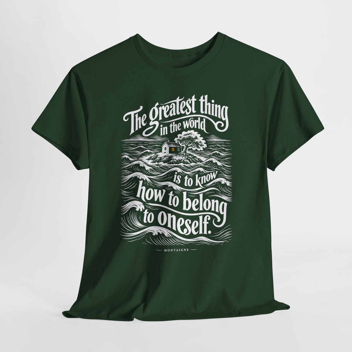Montaigne Island Belong to Oneself T-shirt – Donkey Talk graphic tee