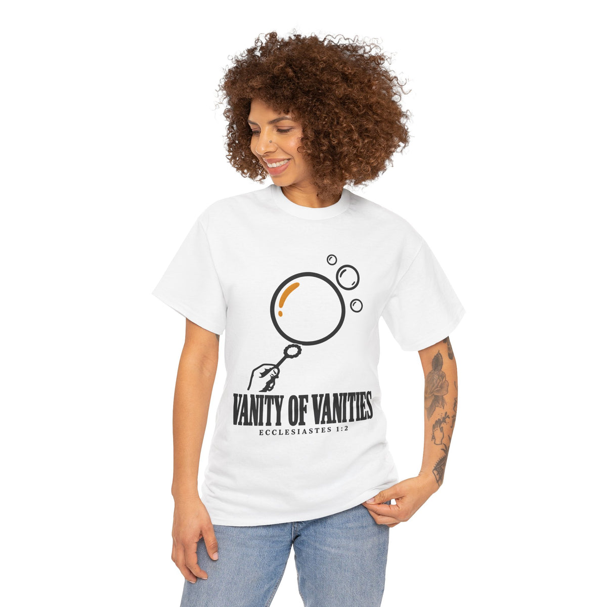 Vanity of Vanities Soap Bubble T-shirt – Donkey Talk graphic tee