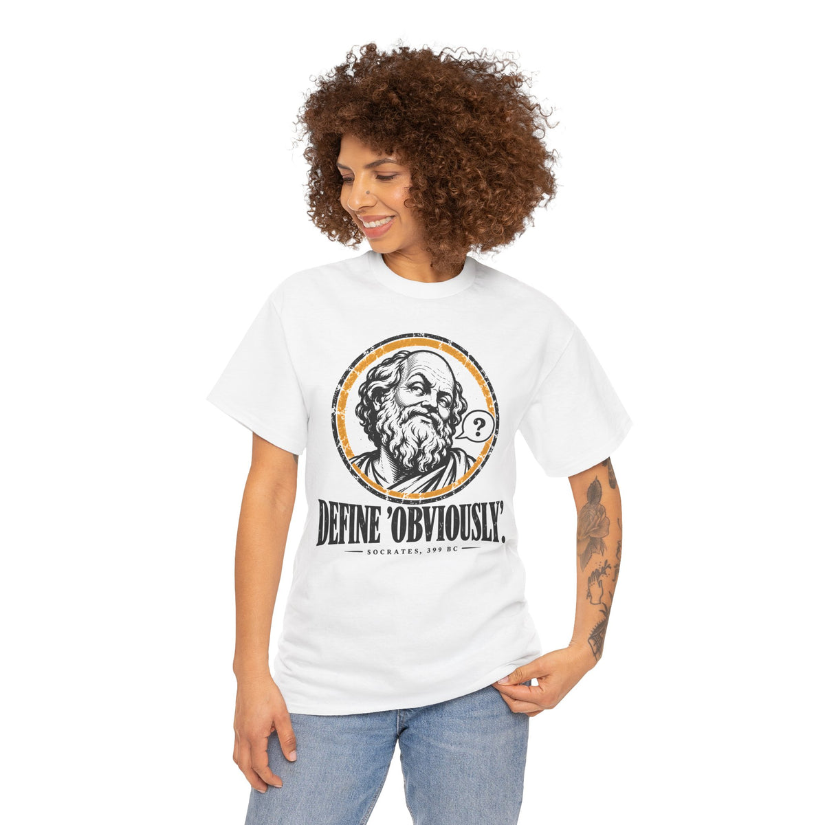Define Obviously Socrates T-shirt – Donkey Talk graphic tee