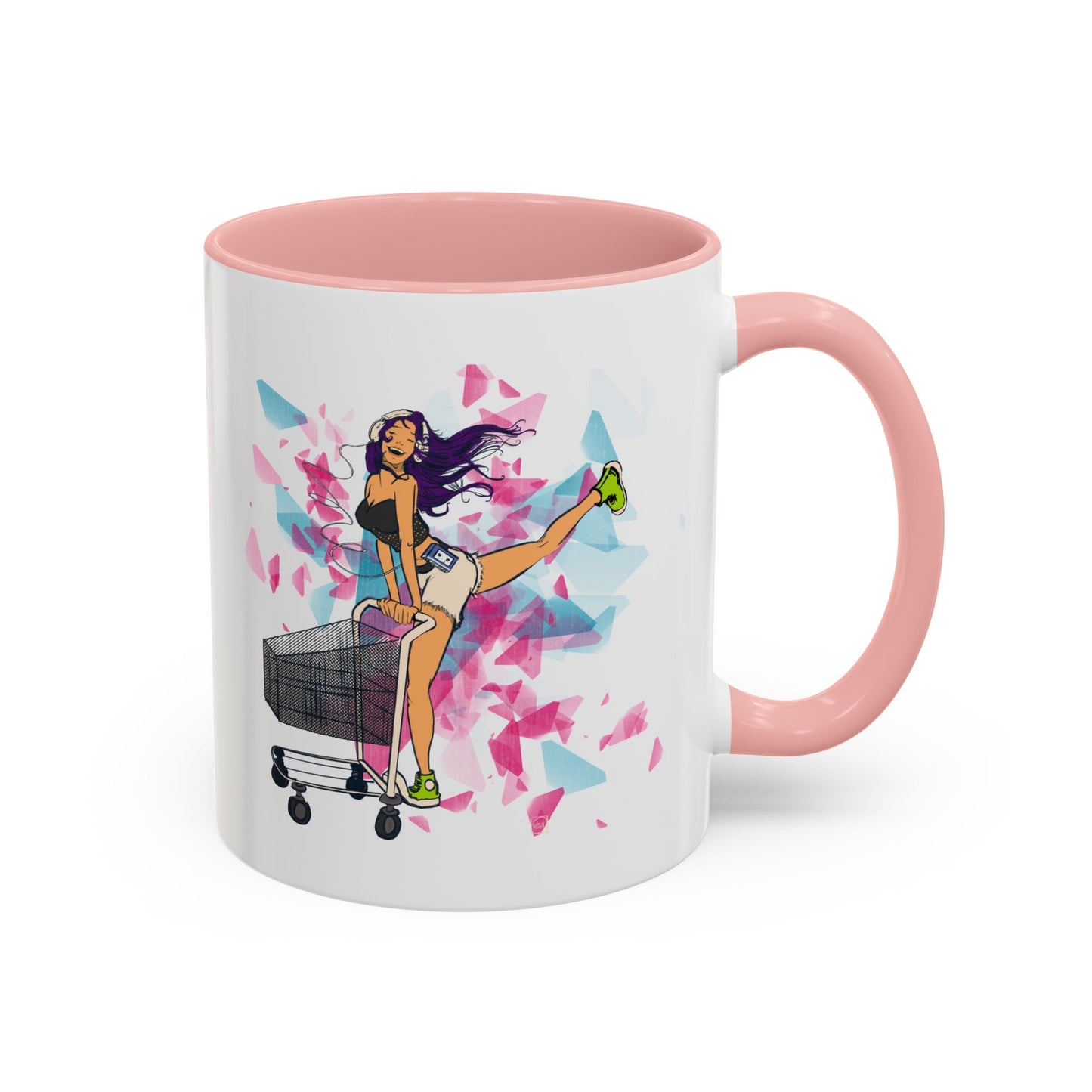 Playful Accent Coffee Mug for Fashion Lovers