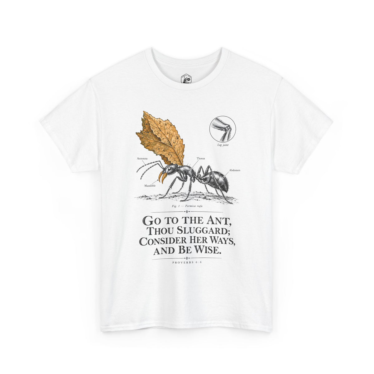 Go to the Ant Engraving T-shirt – Donkey Talk graphic tee