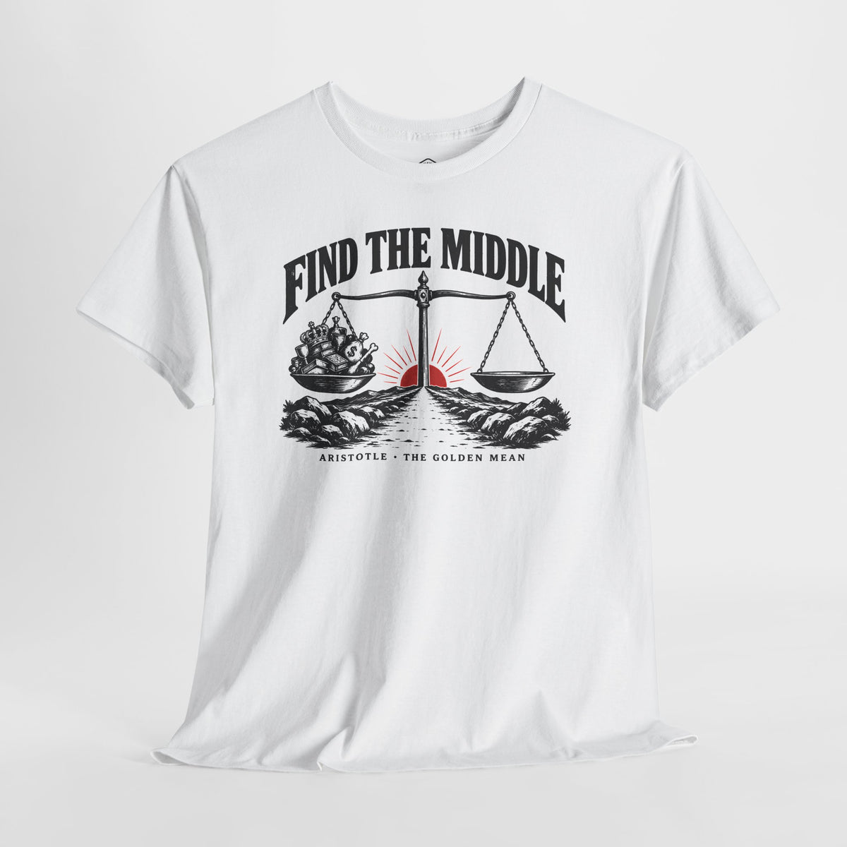 Find the Middle Aristotle T-shirt – Donkey Talk graphic tee