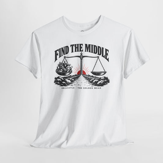 Find the Middle Aristotle T-shirt – Donkey Talk graphic tee