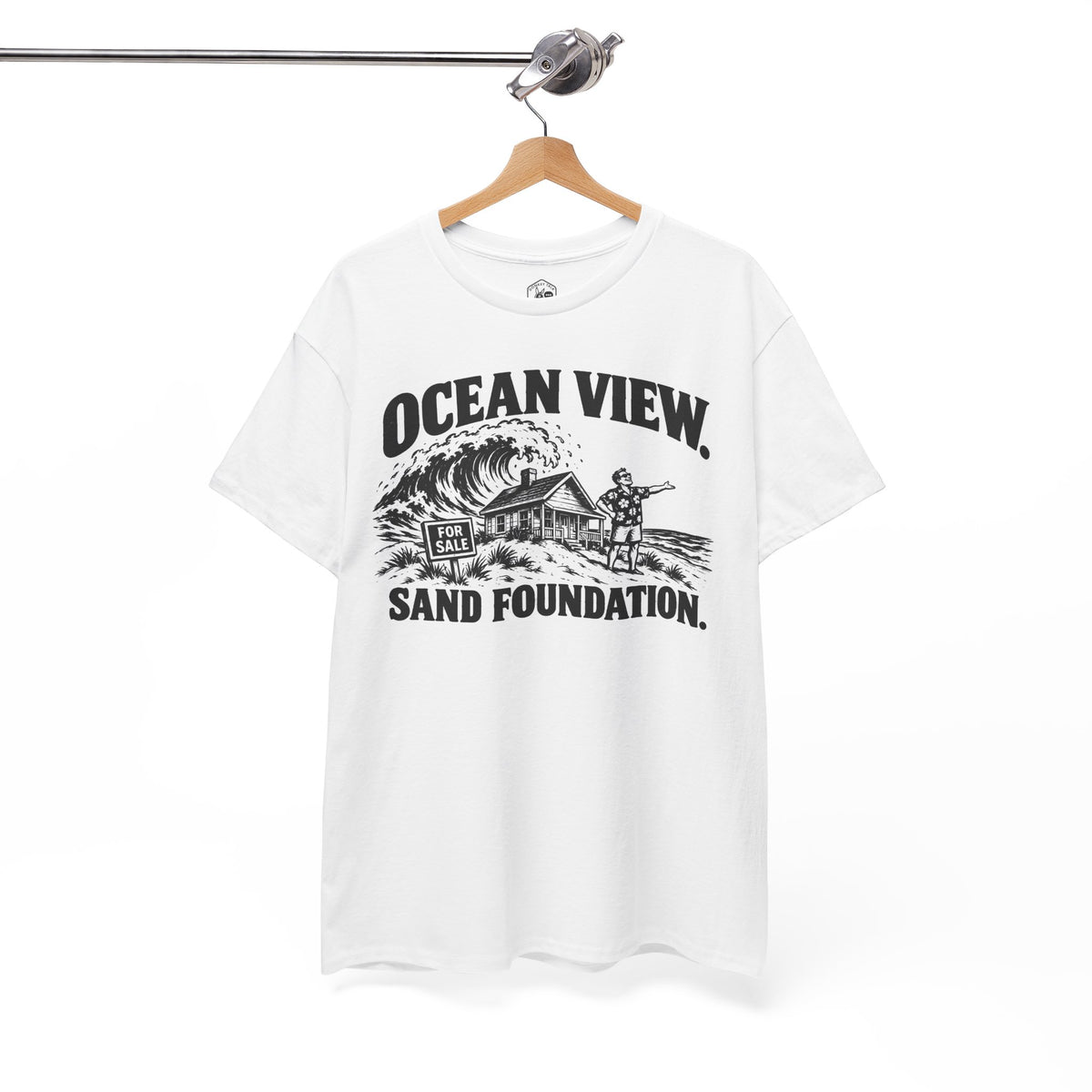 Ocean View Sand Foundation T-shirt – Donkey Talk graphic tee