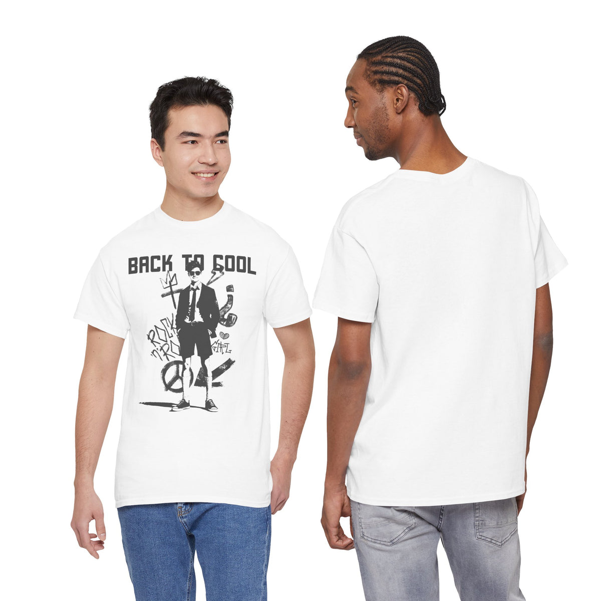 Back to Cool Retro Street Art T-Shirt | Unisex Graphic Tee