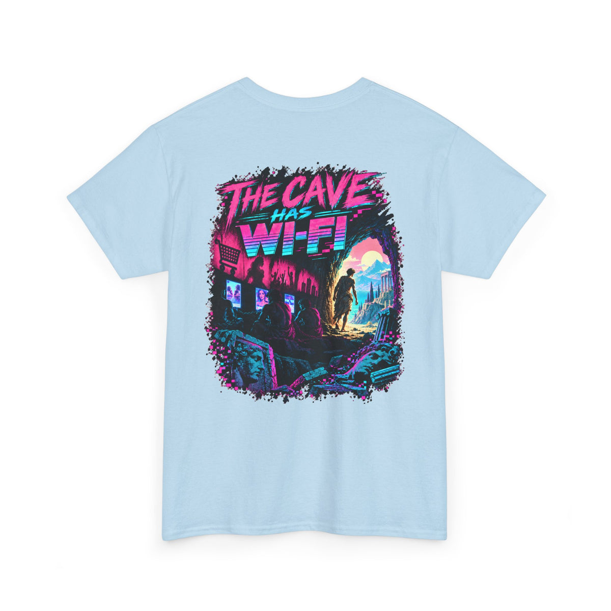 The Cave Has Wi-Fi T-Shirt — Plato's Allegory, Updated