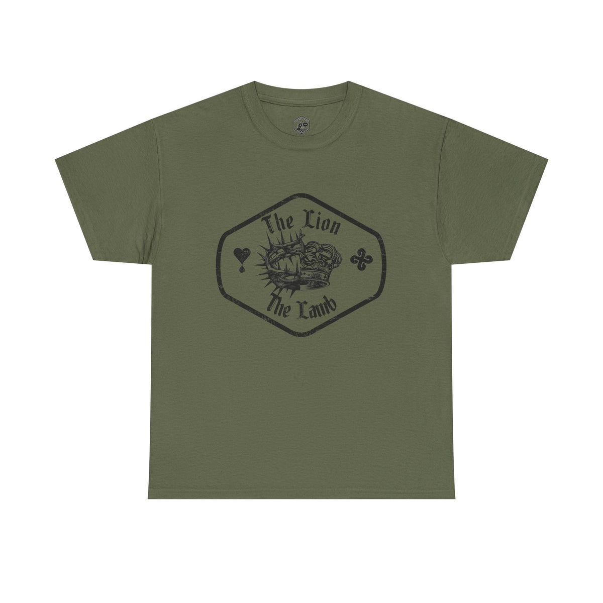 The Lion & The Lamb Casual T-Shirt | Christian Graphic Tee