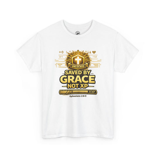 T-shirt « Sauvés par la grâce » | T-shirt de foi chrétienne (Éphésiens 2:8-9)