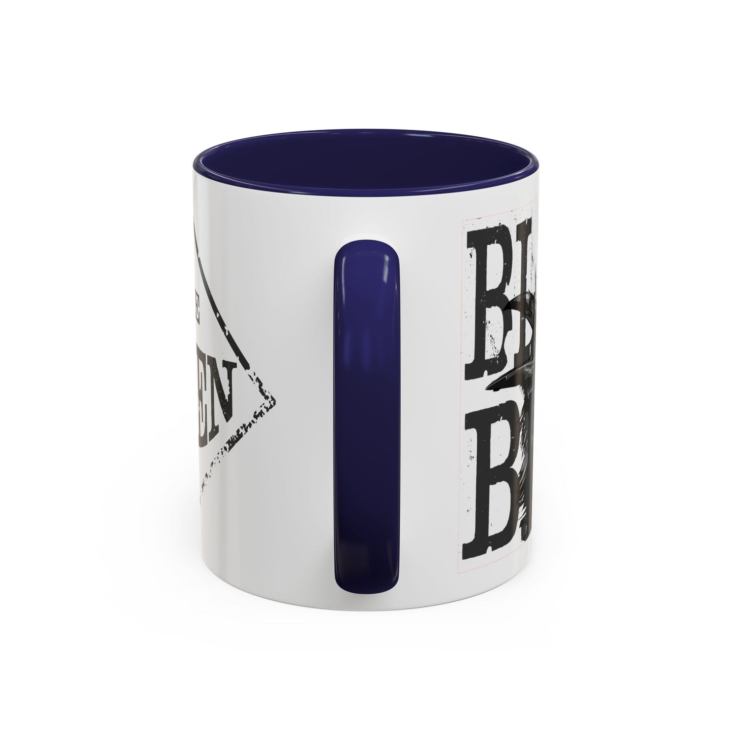 The Raven Accent Coffee Mug — Black-Trim 11/15oz
